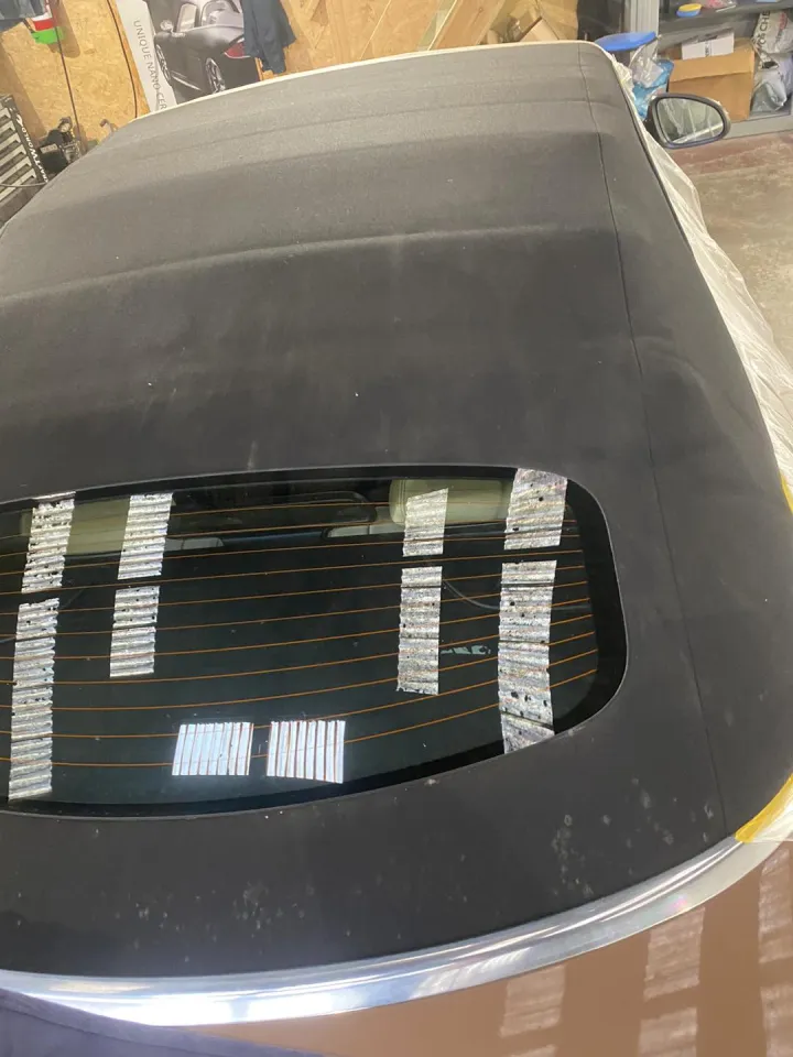 Imperméabilisation de capote de cabriolet à Huy